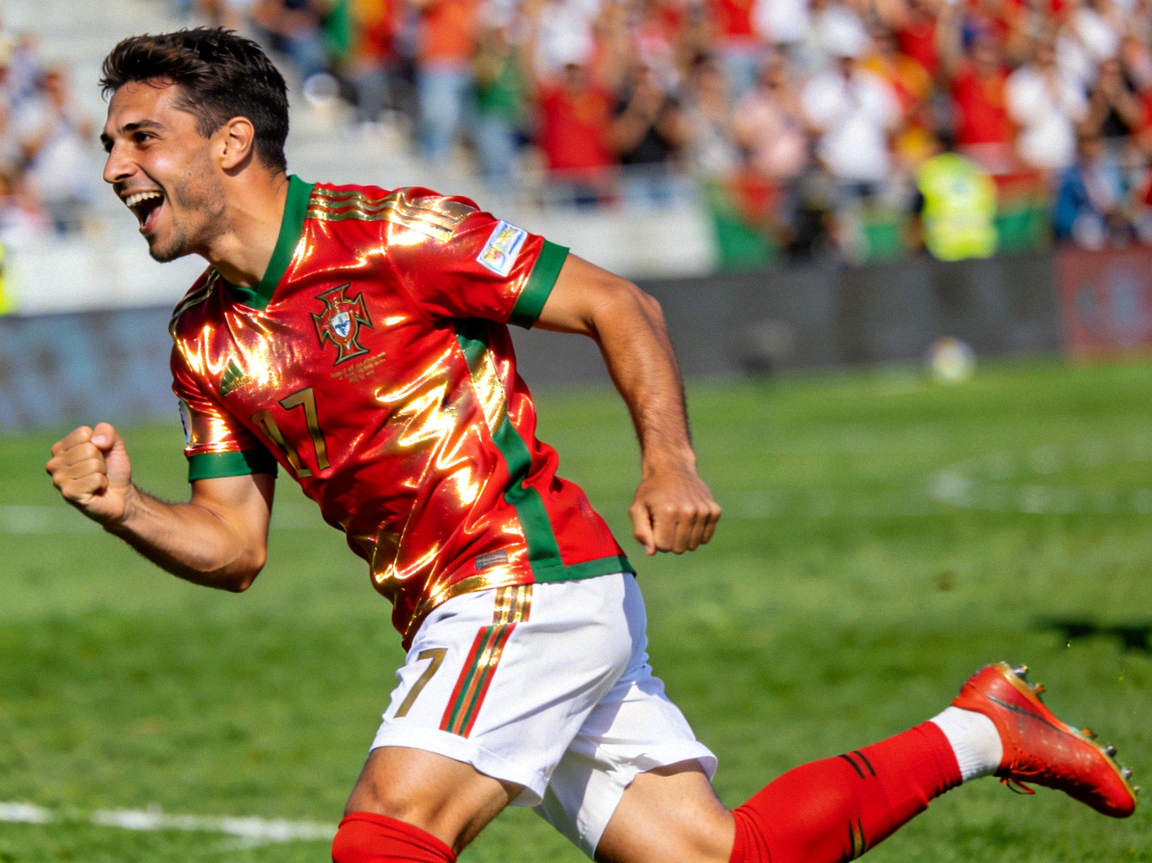 葡萄牙国家队红色队服球员